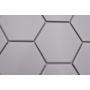 MOSAIK WELSCHEIT HEXAGON WHITE MATT 25,6X29,5CM PRIS PER ARK