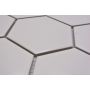 MOSAIK WELSCHEIT HEXAGON WHITE GLOSSY 25,6X29,5CM PRIS PER ARK