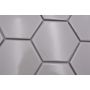 MOSAIK WELSCHEIT HEXAGON WHITE GLOSSY 25,6X29,5CM PRIS PER ARK