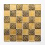 MOSAIK KRISTALLMOSAIK SQUARE OPTIC GULD 30X30CM PRIS PER ARK 