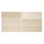 KAKEL TENFORS CREATIVA 6,5X20CM OCHRE BLANK 0,5M²/KRT