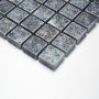 MOSAIK NATURSTEN ANTIK MARMOR SVART 2,3X2,3CM PRIS PER ARK