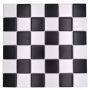 MOSAIK WELSCHEIT ANTISLIP BLACK/ WHITE 29,8X29,8CM PRIS PER ARK