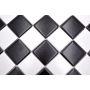 MOSAIK WELSCHEIT ANTISLIP BLACK/ WHITE 29,8X29,8CM PRIS PER ARK