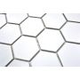 MOSAIK HEXAGON WHITE MATT PRIS PER ARK