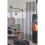 MOSAIK WELSCHEIT DIAMOND WHITE/BLACK MATT 26,6X30,5CM PRIS PER ARK