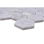 MOSAIK HAINAN HEXAGON MARBLE WHITE PRIS PER ARK