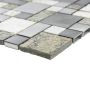MOSAIK KVARTSIT/ALUMINIUM MIX 30X30CM PRIS PER ARK