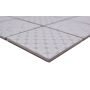 MOSAIK RETRO SQUARE GEO VIT BLANK 9,7X9,7CM PRIS PER ARK