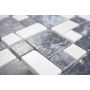 MOSAIK WELSCHEIT R2-C2-C3 STONE BLACK/WHITE 30,5X30,5CM PRIS PER ARK          