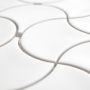 MOSAIK FAN WAVE WHITE 27,6X27,6CM PRIS PER ARK