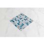 MOSAIK DESIGN OPTIC MIX GREY/BLUE GLASS PRIS PER ARK