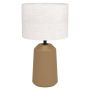 BORDSLAMPA EGLO CAPALBIO E27 BRUN/VIT       