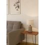 BORDSLAMPA EGLO CAPALBIO E27 BRUN/VIT       