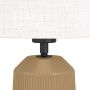 BORDSLAMPA EGLO CAPALBIO E27 BRUN/VIT       