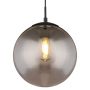 PENDELLAMPA GLOBO BLAMA SVART 30CM