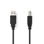 USB-KABEL NEDIS USB 2.0 2M SVART