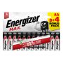 BATTERI ENERGIZER MAX ALKALINE AA 8+4