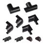 TILLBEHÖRSPAKET D-LINE CLIP-OVER 30X15MM 2M SVART