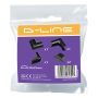 TILLBEHÖRSPAKET D-LINE CLIP-OVER 50X25MM 2M SVART