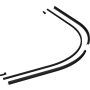 GOLVPROFIL SCANBAD HALVRUNDA MODELLER E/F S 100MM SVART