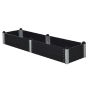PLANTERINGSLÅDA PLUS PIPE 270X80X36CM SVART
