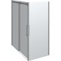DUSCHHÖRNA SCANBAD MAXI 160X90CM KROM