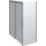 DUSCHHÖRNA SCANBAD MAXI 160X80CM KROM