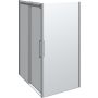 DUSCHHÖRNA SCANBAD MAXI 140X100CM KROM