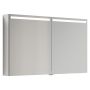 SPEGELSKÅP SCANBAD TOP 2 DÖRRAR ALU/SPEGEL 120CM