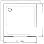 DUSCHKABIN SUNWIND JASMINE 90X90X195CM 