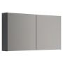 SPEGELSKÅP SCANBAD SELECT GRÅ MATT 120CM