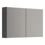 SPEGELSKÅP SCANBAD SELECT GRÅ MATT 100CM