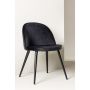 MATSTOL VENTURE HOME VELVET SAMMET SVART