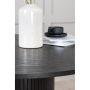 MATBORD VENTURE HOME BIANCA Ø110CM SVART