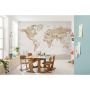 FOTOTAPET KOMAR VÄRLDSKARTA