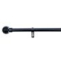 GARDINSTÅNG KIRSCH AURA SET 160-300CM SVART