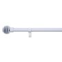 GARDINSTÅNG KIRSCH AURA SET 90-160CM VIT