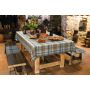 VAXDUK D-C-FIX MANHATTAN BORNEO BRUN 150X250CM