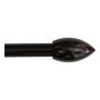 SÄNGHIMMEL HASTA 3 DELAR EXKL. TYG 600X19MM SVART