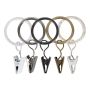 GARDINRING HASTA MED NYPA STÅL Ø25/31 MM 10-PACK