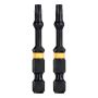 TORSIONBITS DEWALT DT70533T-QZ T20 57MM 2ST