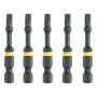 TORSIONBITS DEWALT DT7394T-QZ T15 57MM 5ST