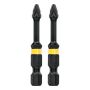 TORSIONBITS DEWALT DT70531T-QZ PZ2 57MM 2ST