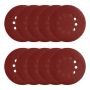 SANDPAPPER PADS Ø220 MM K120 10-PACK