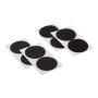 KARDBORREBAND SUKI SJÄLVHÄFTANDE RUND SVART Ø45MM 4ST/FRP