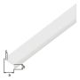 ÄNDPROFIL GAH ALBERTS SJÄLVHÄFTANDE PVC 19X7X2600MM VIT