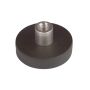 MAGNET FIX-O-MOLL NEODYM GUMMI MED GÄNGA Ø25MM