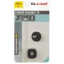 MAGNET FIX-O-MOLL NEODYM GUMMI MED GÄNGA Ø25MM