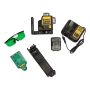 KRYSSLINJELASER DEWALT DCE089D1G-QW GRÖN LASER 12V 1X2,0AH